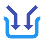 Feed In SVG Icon